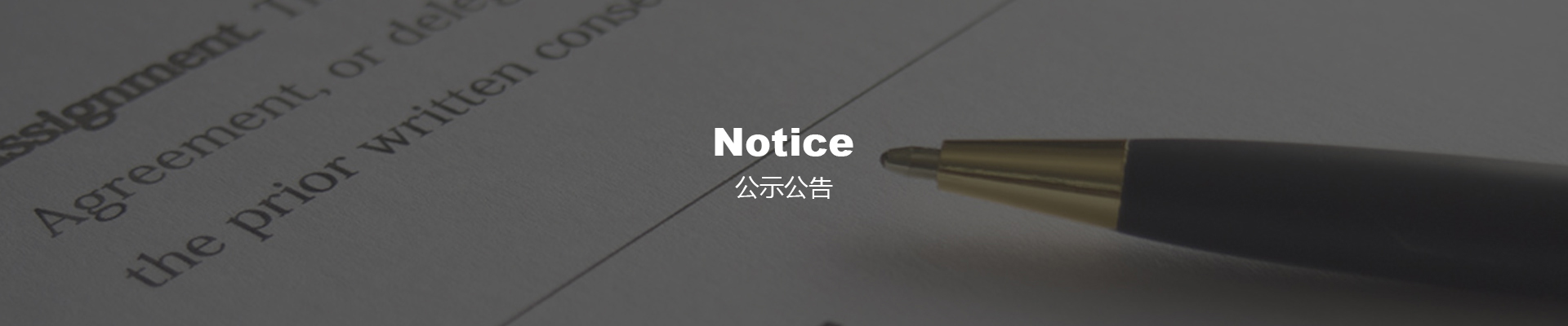 公示公告